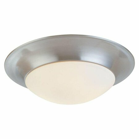 SONNEMAN Three Light Nickel Bowl Flush Mount 3753.35